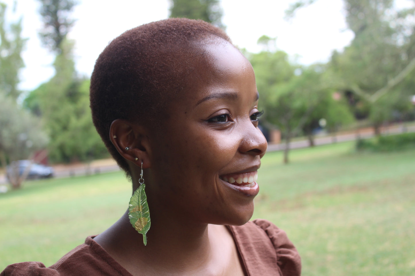 Nature-Inspired Leaf Earrings – Effortless Elegance