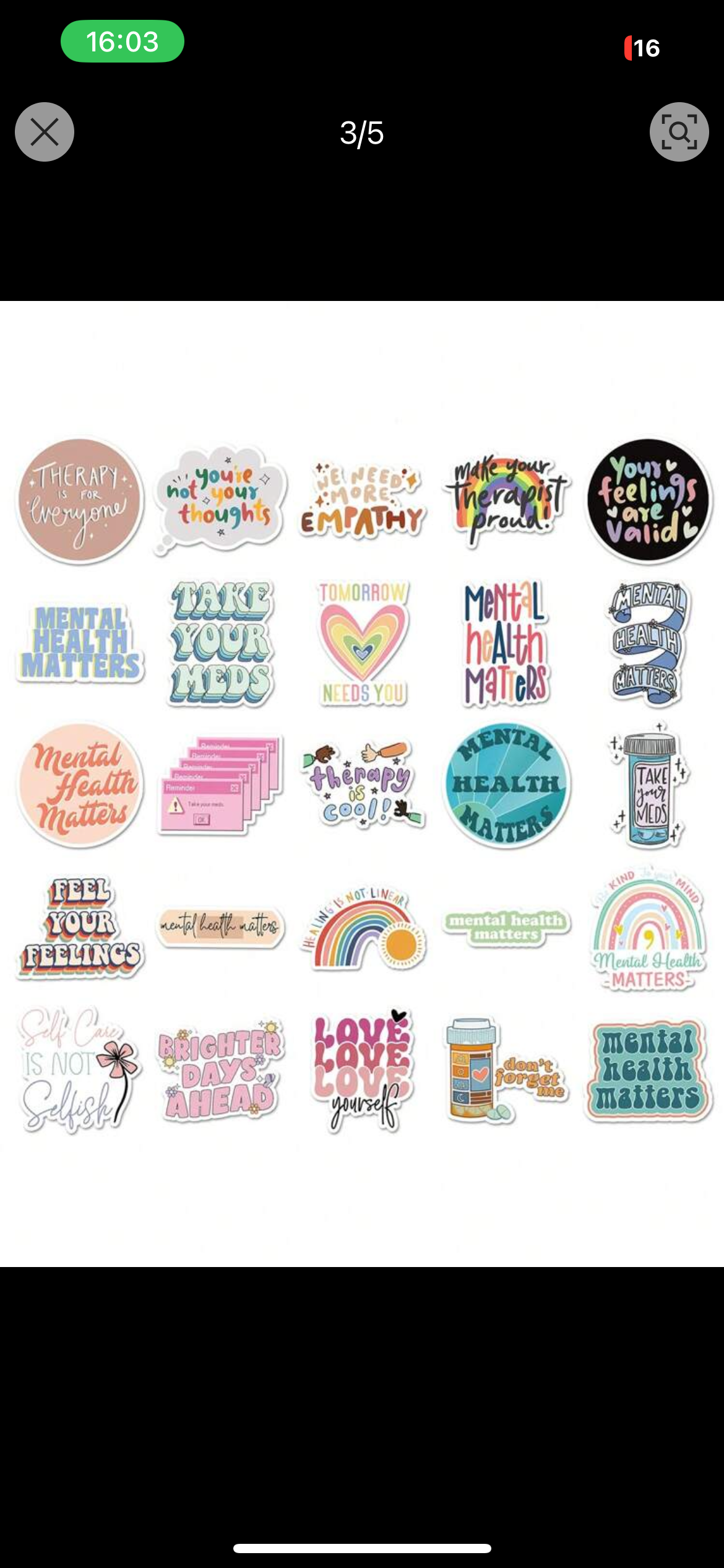 Positive Energy Inspirational Stickers