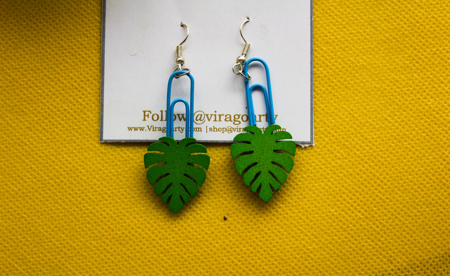 Monstera Cascade Earrings