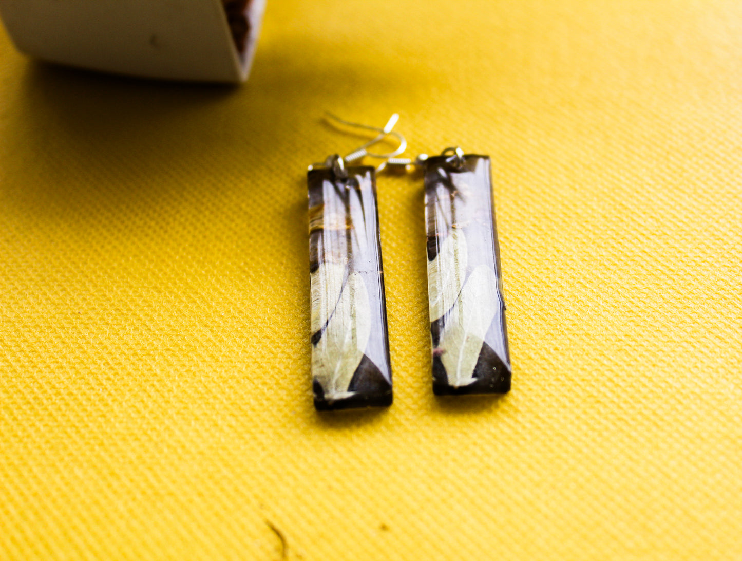 Verdant Earth Rectangle Earrings