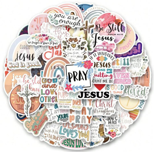 Christian Inspirations Stickers (1pc)