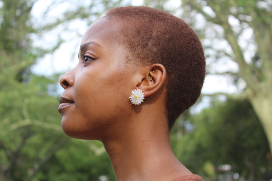 Golden Bloom Stud Earrings