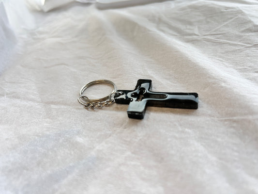 Cross keychain