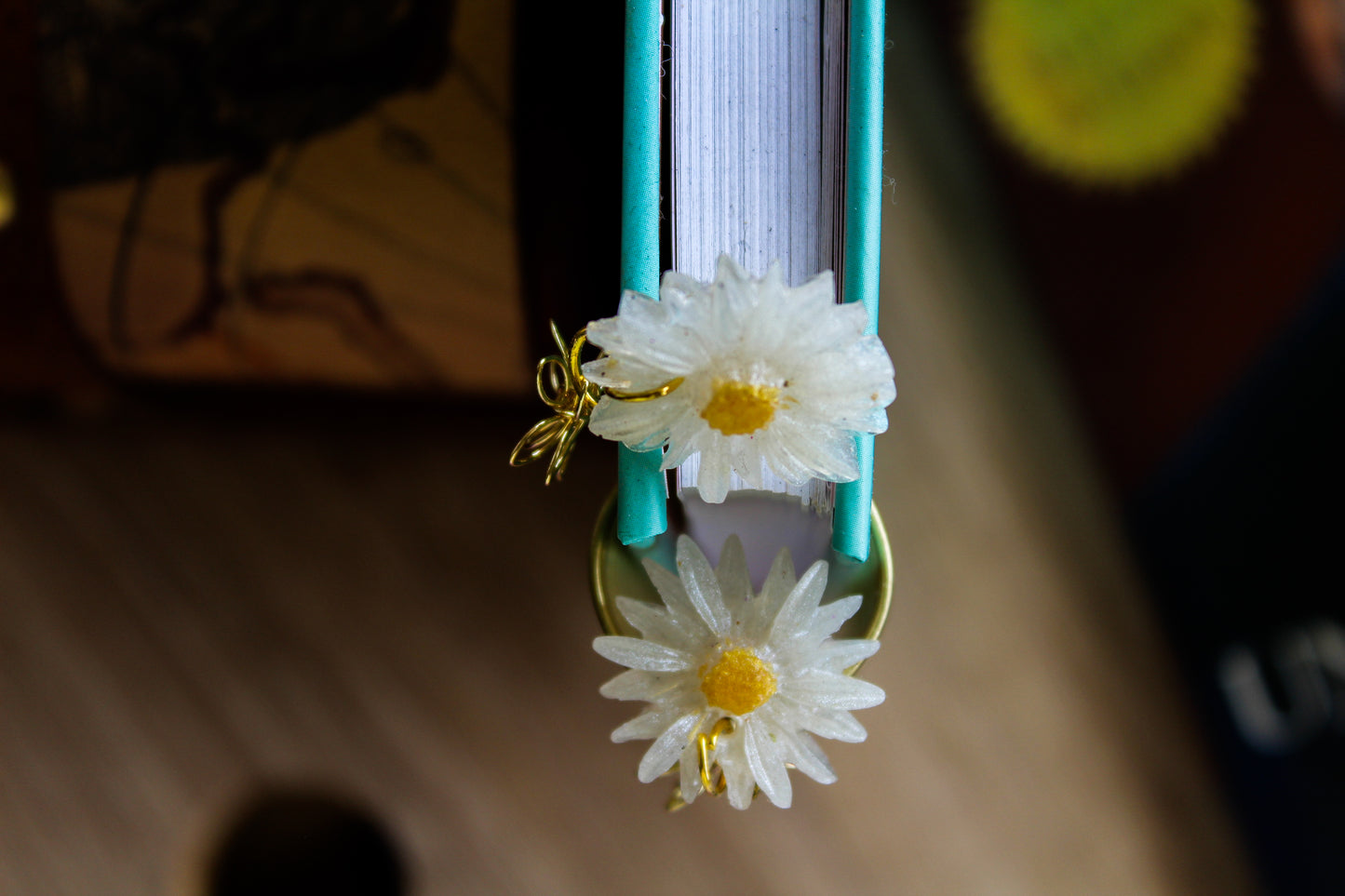 Daisy Bloom Iron Drop Earrings