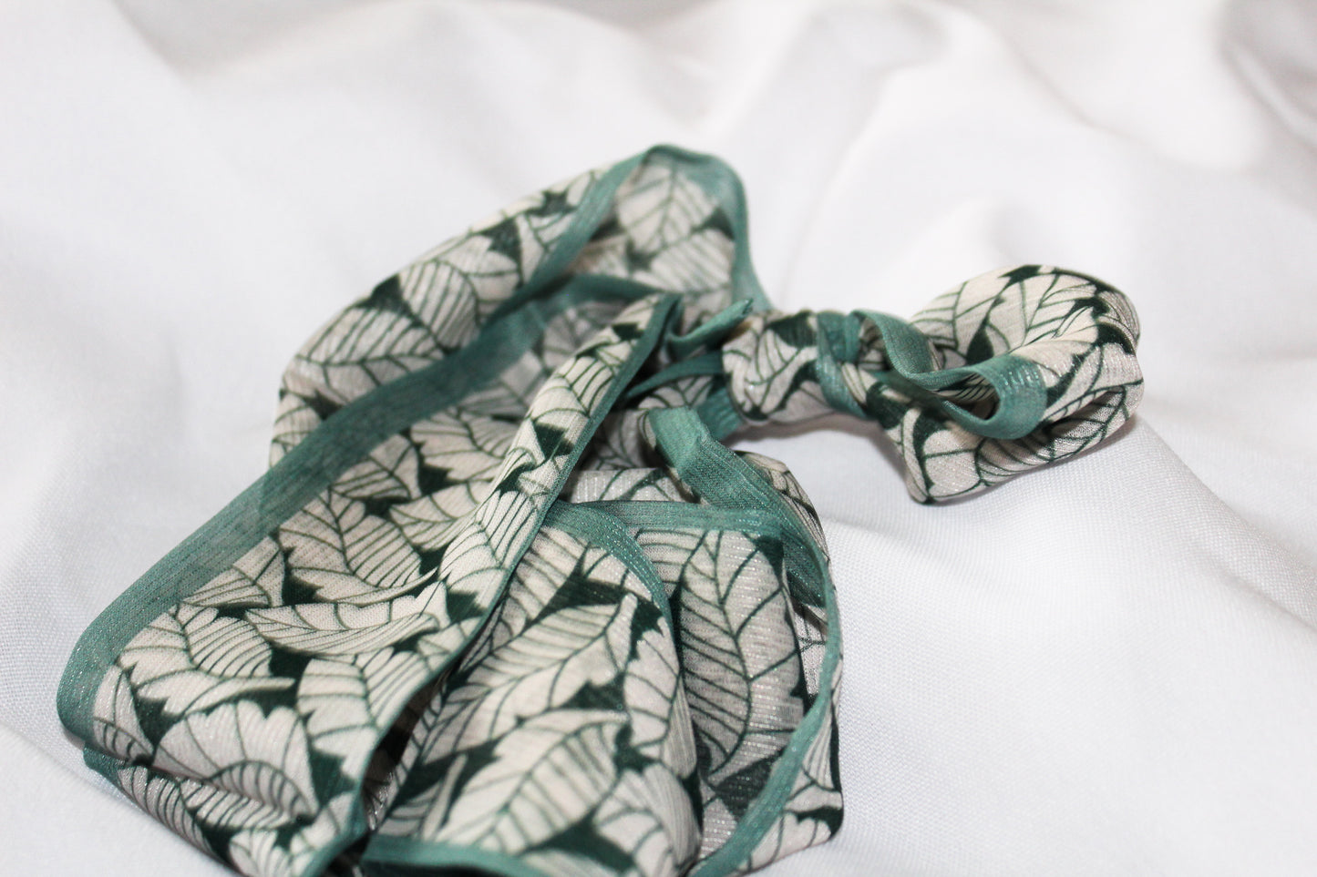 Double-Sided Satin Ribbon Scarf