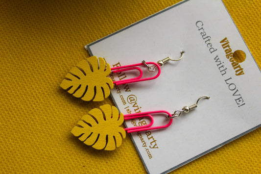 Monstera Cascade Earrings