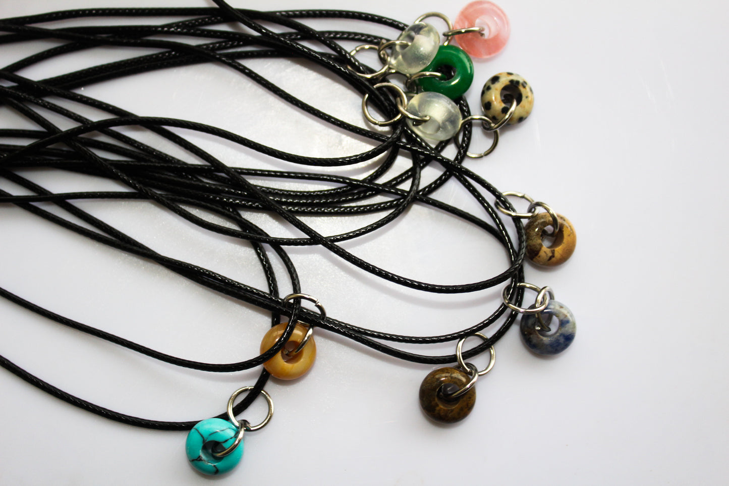 Natural Harmony Stone Bead Necklace