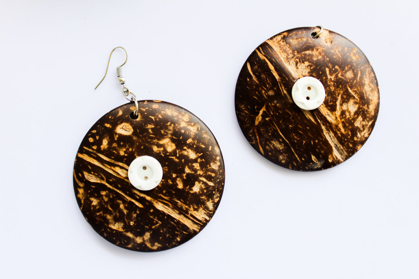 Rustic Elegance Round Dangles