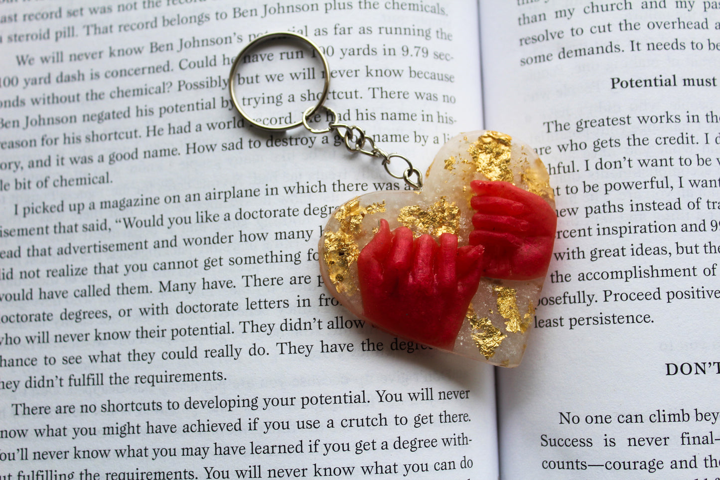 Eternal Promise Heart Keyring