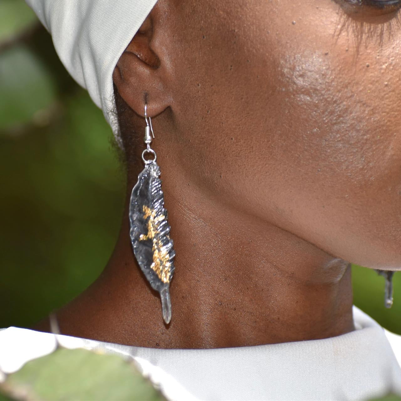 Nature-Inspired Leaf Earrings – Effortless Elegance